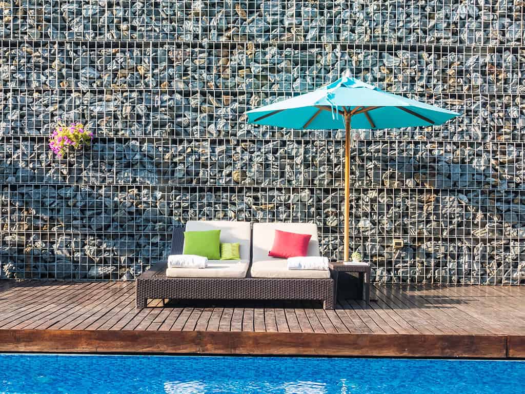 Ombrelone Colorido em Tecido Impermeável: Alegria e Proteção - detalhe