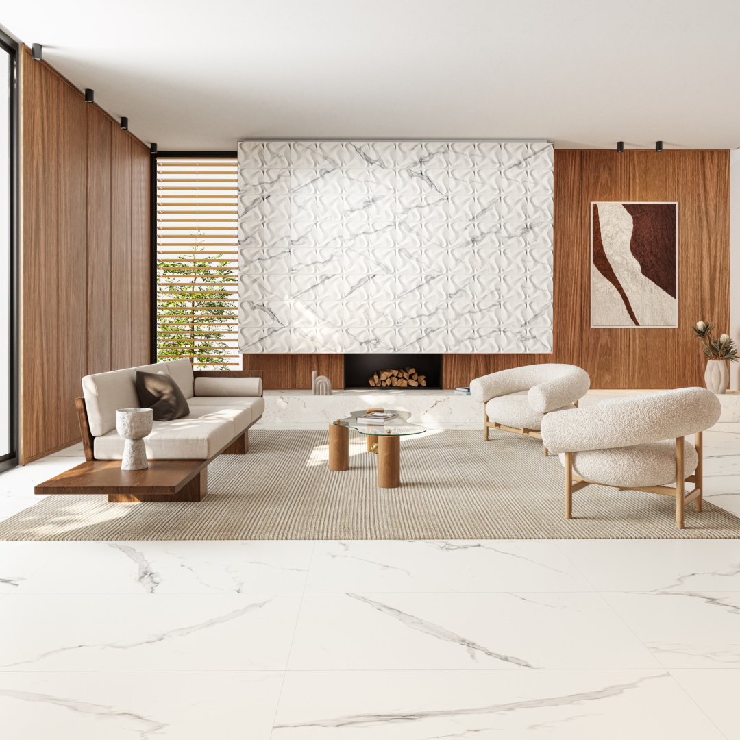 Revestimento de lareira: elegância e calor em um só lugar - inspiração