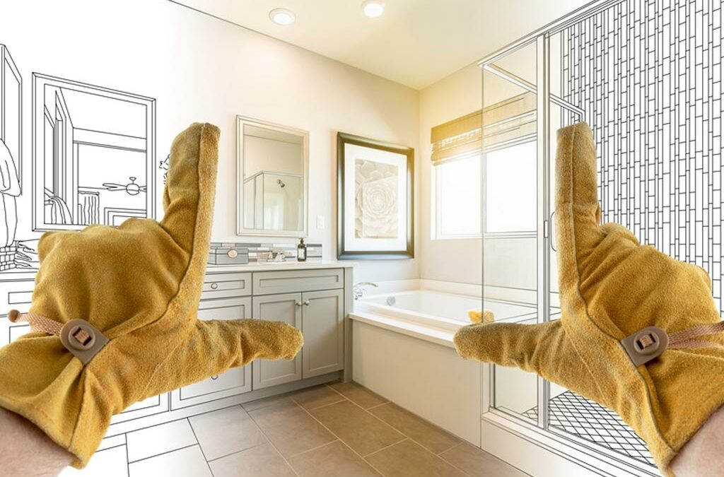 Refúgio Relaxante: Banheiro com Revestimento 3D e Iluminação Indireta - inspiração