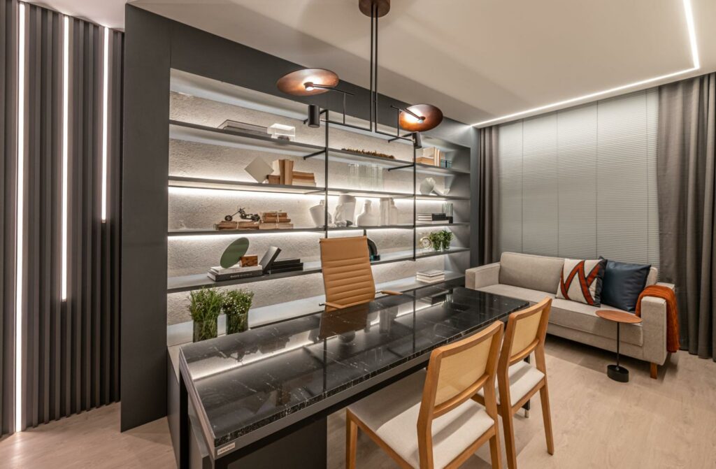 Spots Direcionáveis no Home Office: Foco e Produtividade - ideia