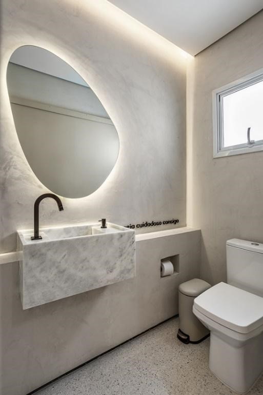 Nichos com Cimento Queimado: Soluções Inteligentes - inspiração