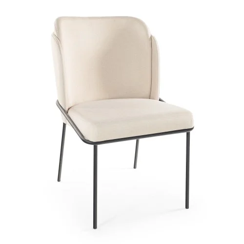 Cadeira de Jantar Estofada Minimalista: A Beleza da Simplicidade - ideia