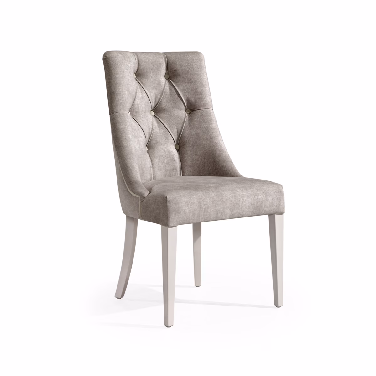 Cadeiras de Design Capitonê: Luxo Retrô Aconchegante - detalhe