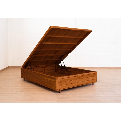 Cama Box Baú de Madeira Rústica: Charme e Sustentabilidade! - ideia