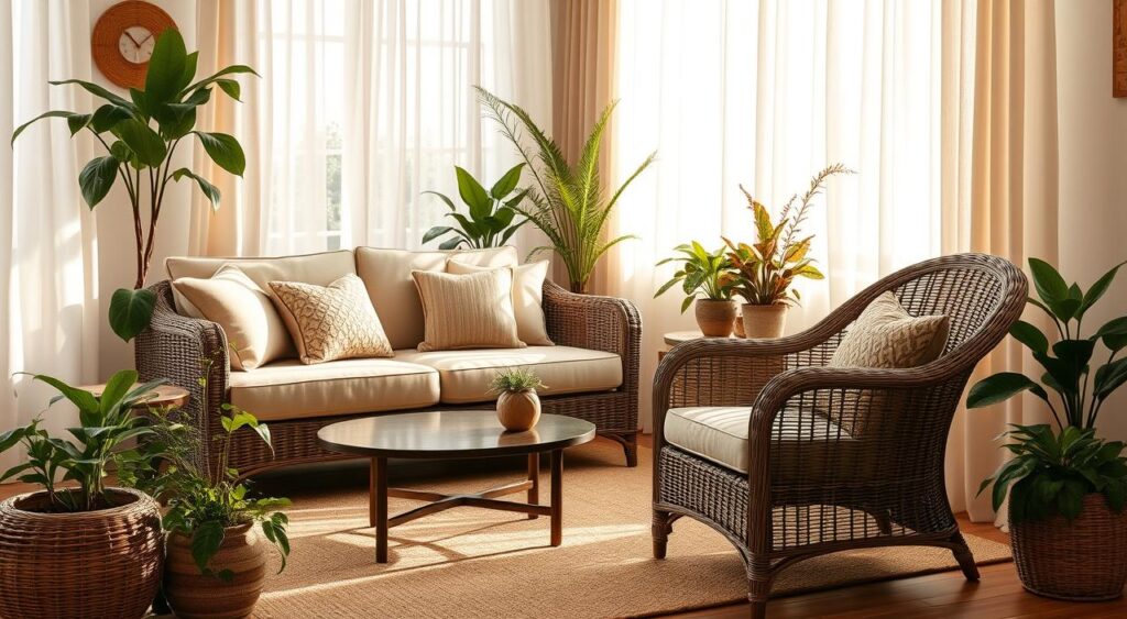 Poltrona de Vime: Leveza e um Toque Natural - inspiração