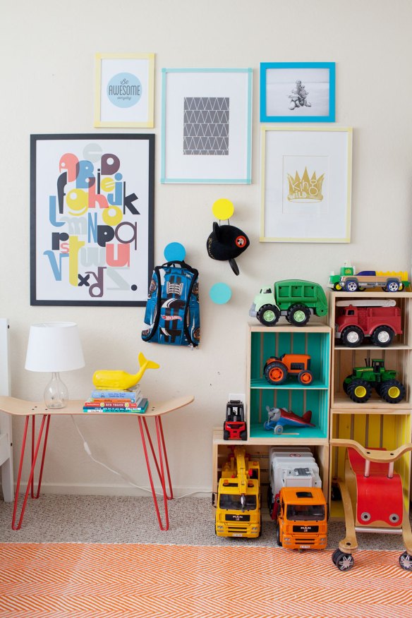 Em Carrinhos e Maletas Vintage: Organização com Personalidade - detalhe