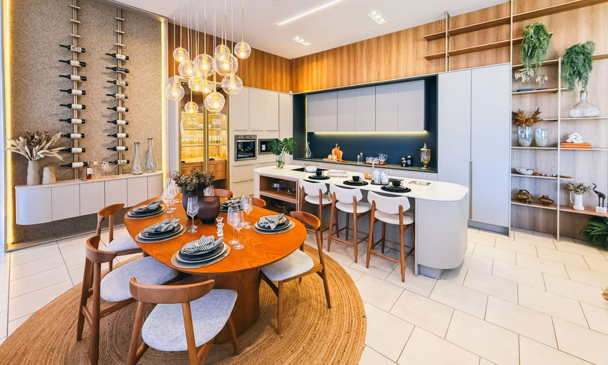 Com Nichos e Prateleiras Abertas: Exponha Seus Utensílios com Estilo! - inspiração