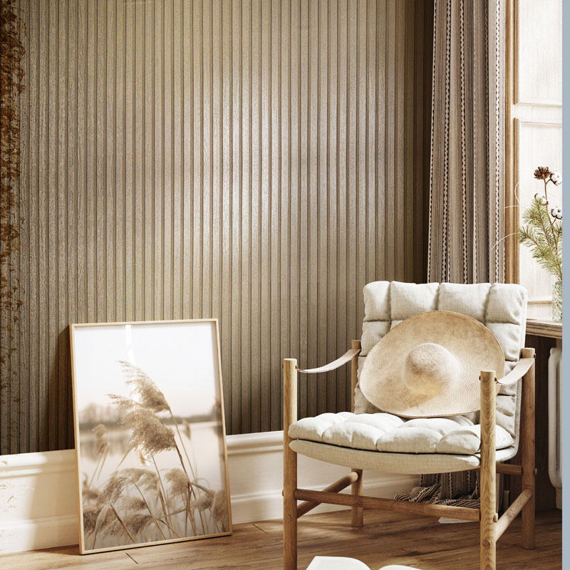 Texturas Naturais: Imitações de Madeira, Linho e Palha - detalhe