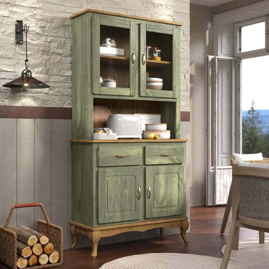 Móveis de Madeira Maciça com Acabamento Envelhecido: Um Clássico Repaginado - detalhe