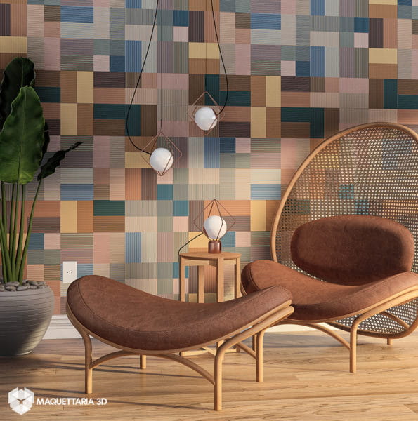 Geométrico Colorido: Alegria e Personalidade para Quebrar a Rotina - detalhe