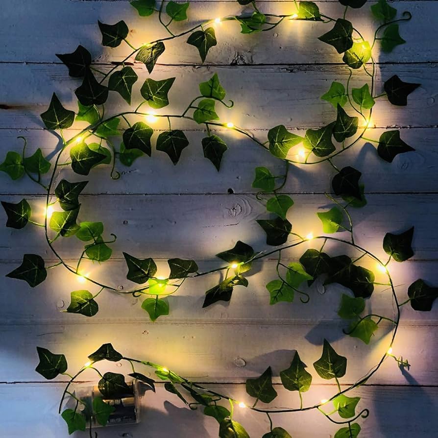 Delicadeza e Luz: Vedação Iluminada com Cordão de LED - inspiração