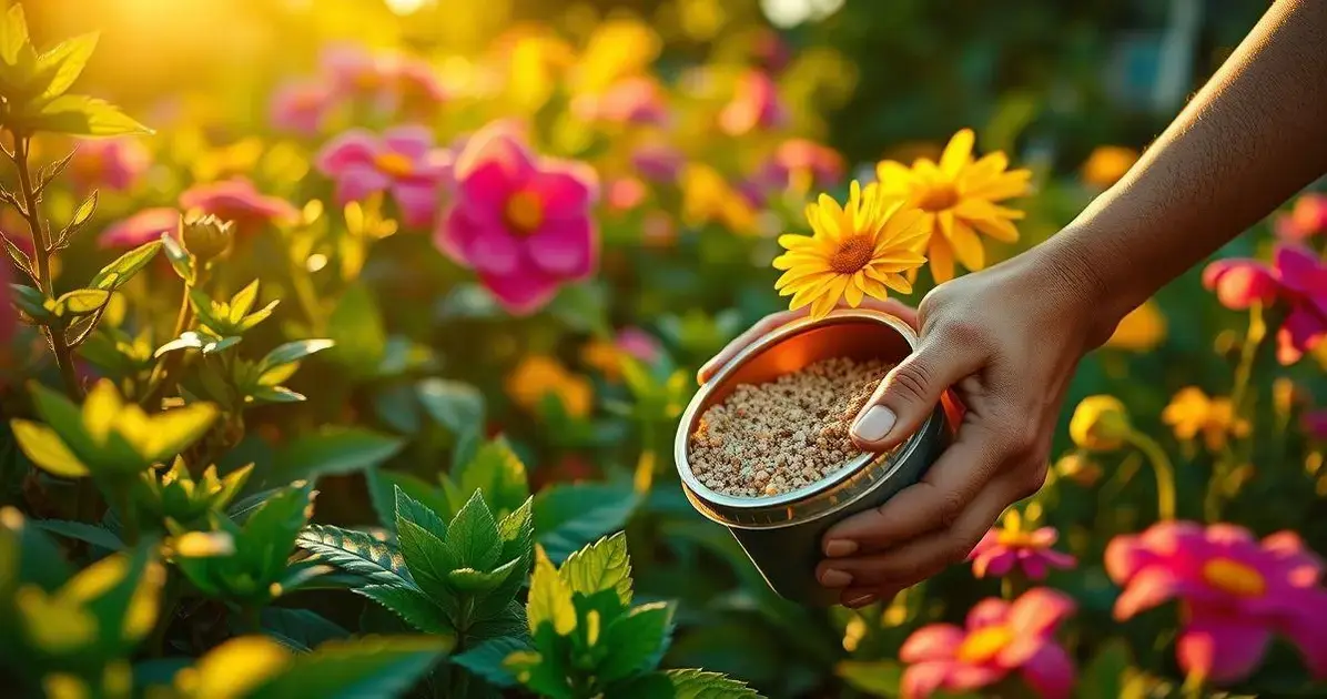 Adubo Enriquecido com Farinha de Osso: Flores Mais Vivas e Coloridas - inspiração