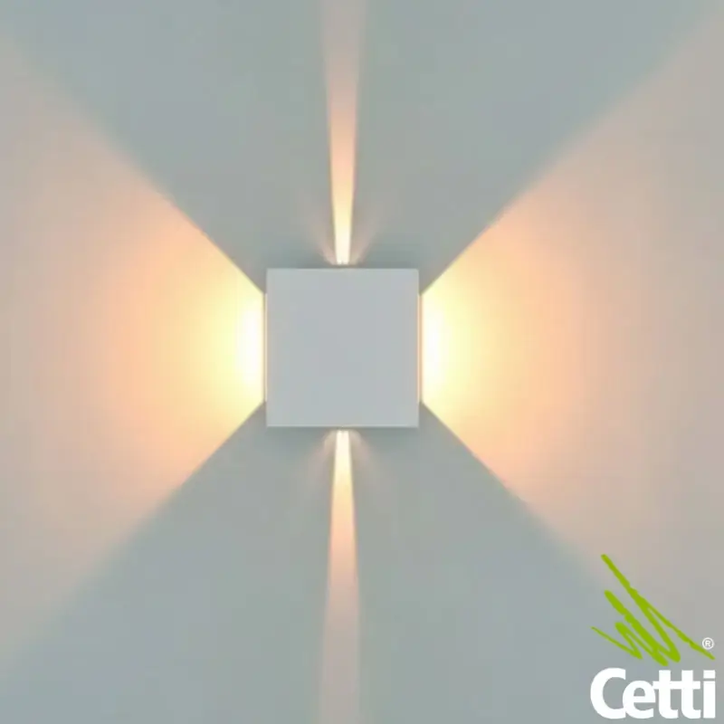 Arandela Up & Down Light: Efeito Cênico com Focos de Luz - ideia