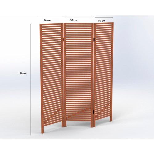 Biombo de Madeira Rústica: Aconchego e Personalidade para Ambientes Autênticos - detalhe