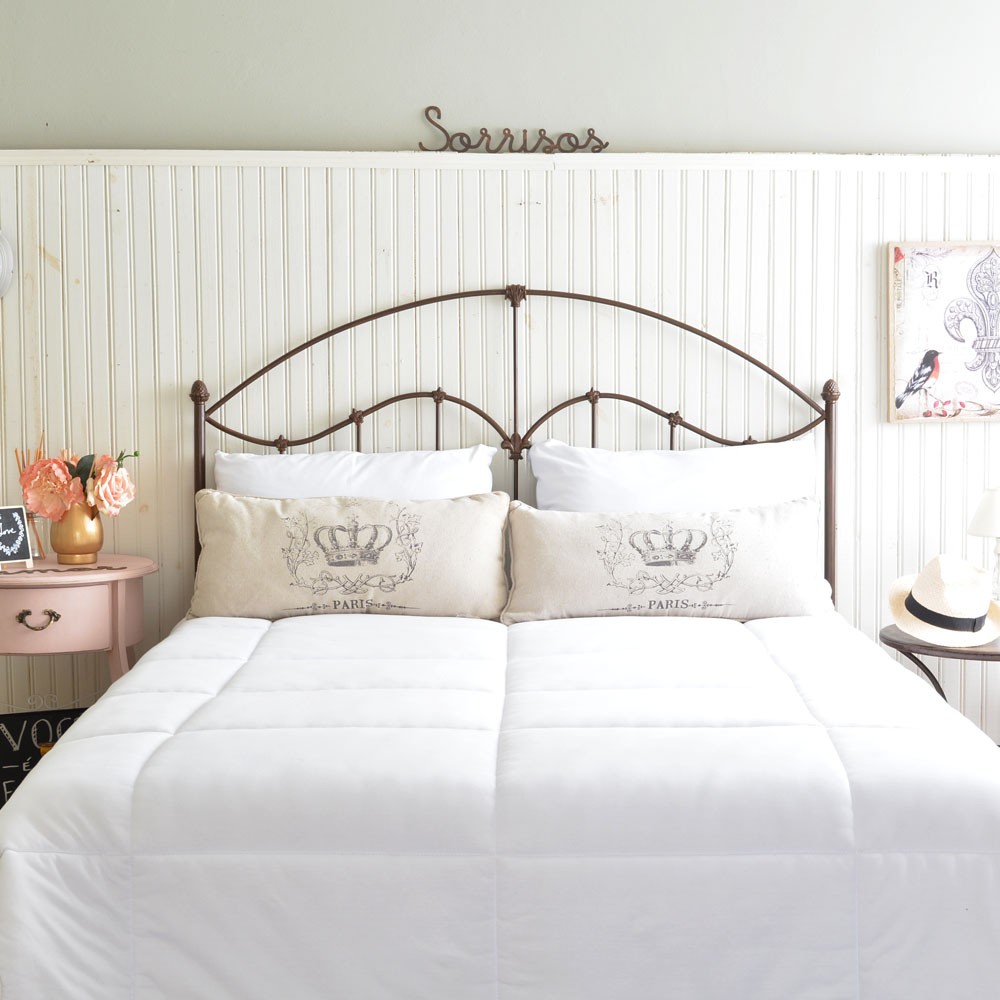 Cabeceira de Ferro com Detalhes em Macramê: Boho Chic Aconchegante - detalhe