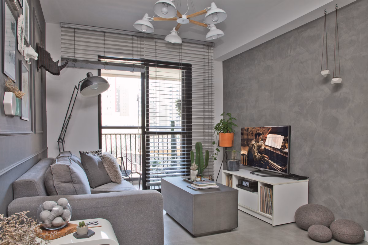 Cimentício e a Elegância Minimalista do Estilo Escandinavo - ideia