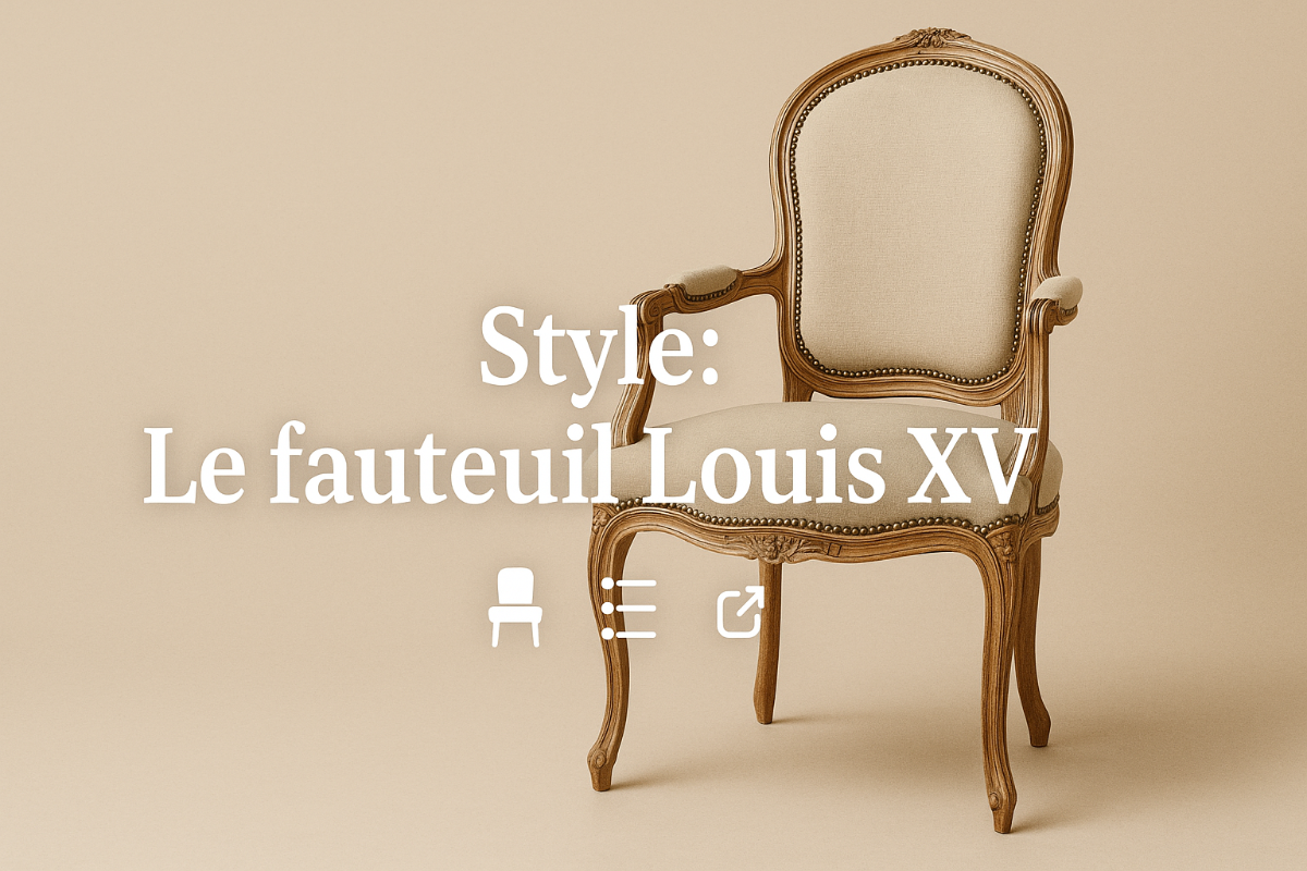 Poltrona Luis XV Repaginada: Elegância Clássica com um Toque Moderno - ideia