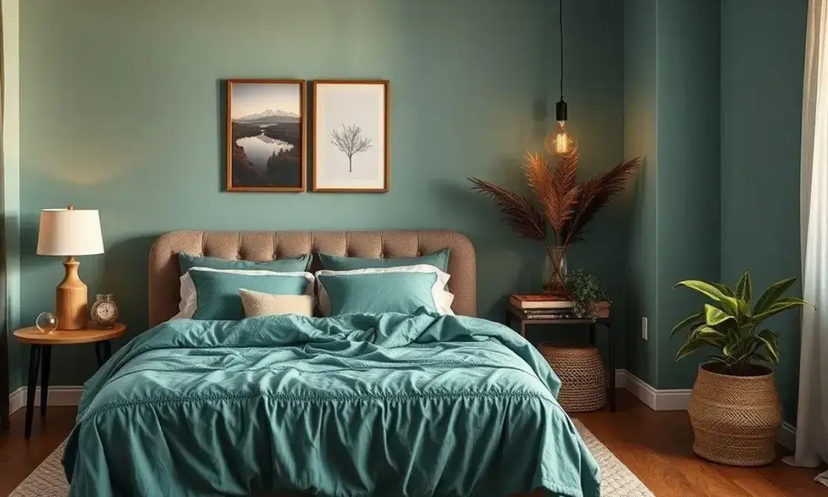 Natureza Relaxante: Verde Oliva e Elementos Naturais - inspiração