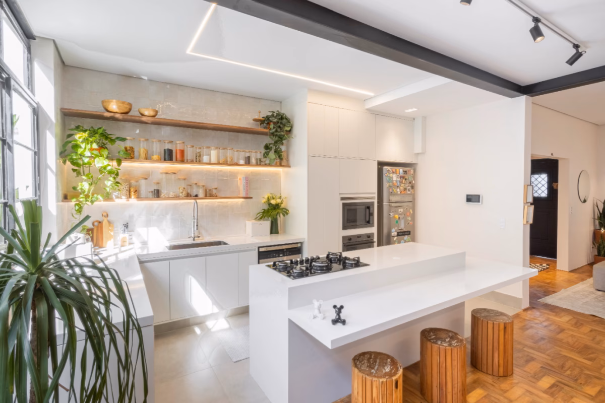 Integração Total: Cozinha Aberta para Conectar e Celebrar - inspiração