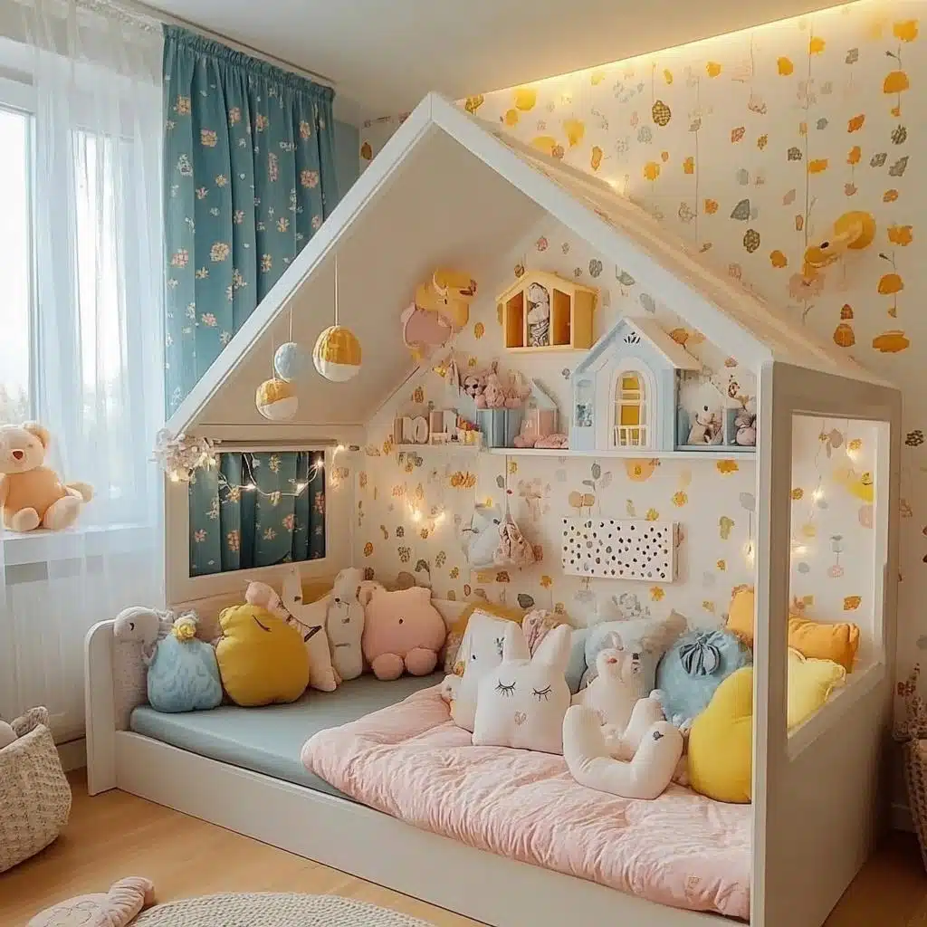 Quarto de Menina com Decoração Lúdica: Um Mundo de Aventuras - ideia