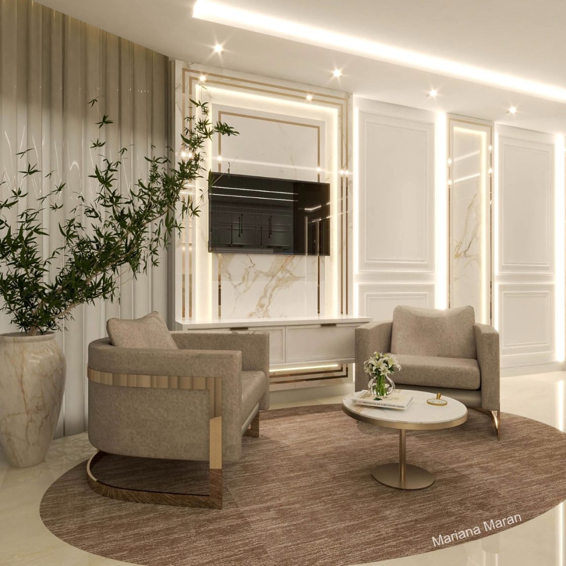 Elegância Atemporal: Decoração com Boiseries e Cores Neutras - inspiração