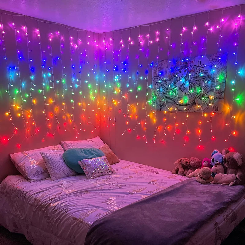 Decoração Romântica com Luzes de Fada - ideia