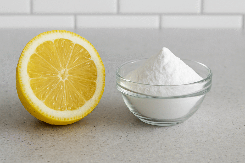 Com Bicarbonato e Limão: A Dupla Imbatível da Limpeza Natural - inspiração