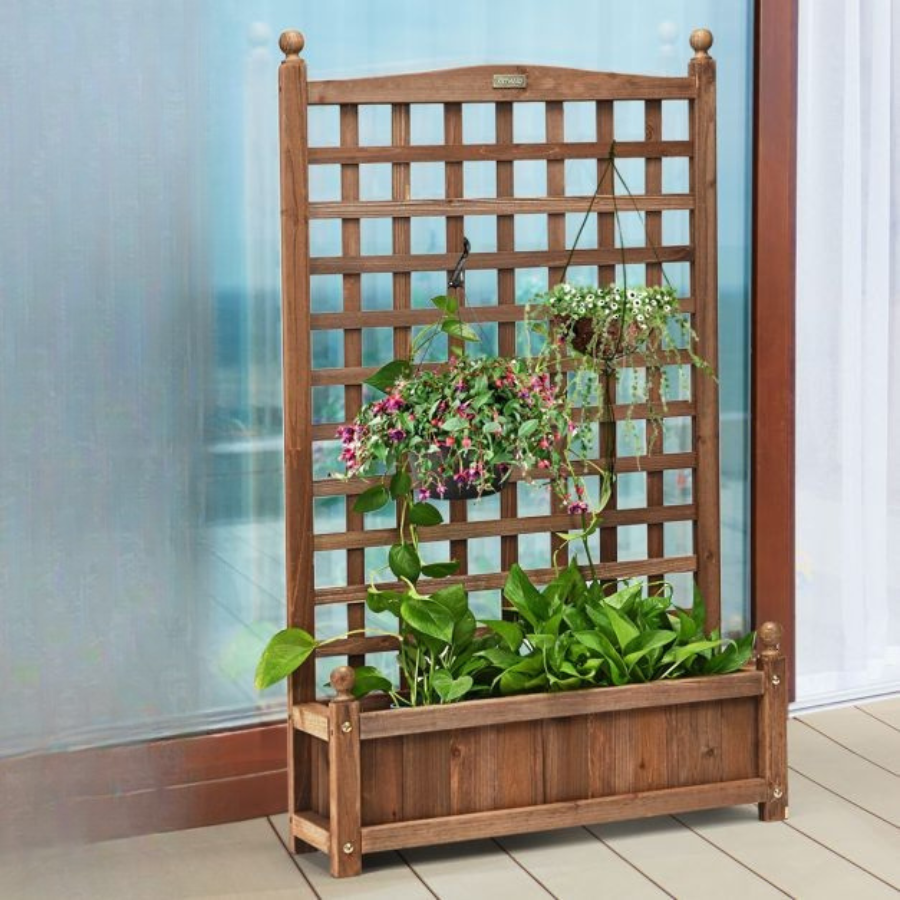 Com Treliças de Bambu: Elegância Rústica - ideia