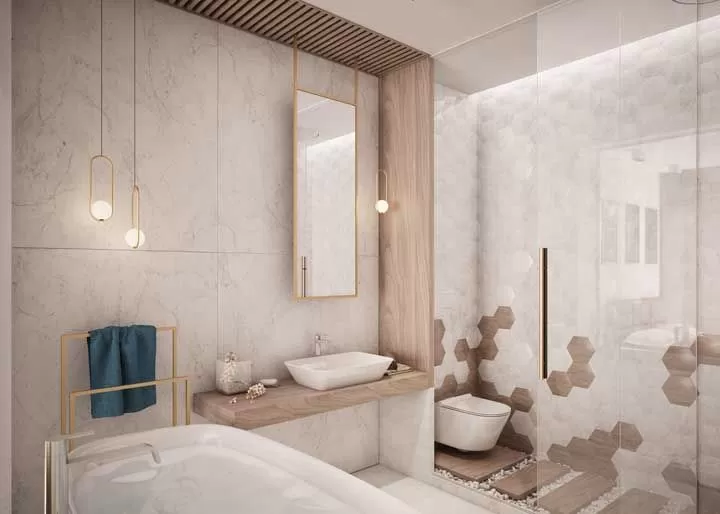 Iluminação Estratégica: Spots e Arandelas para um Banho de Luz - inspiração