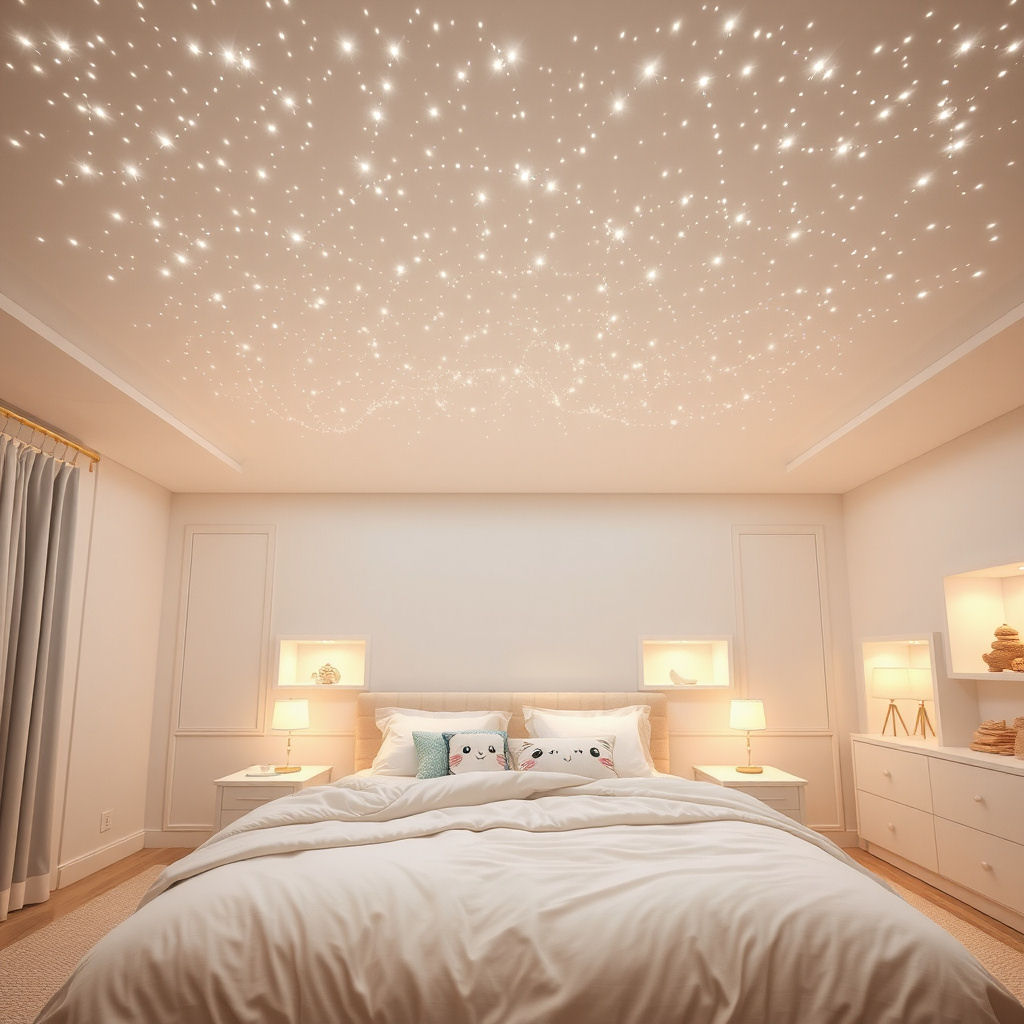 Com Cortina de Luzes: Um Céu Estrelado Particular - inspiração