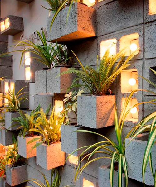 Com Blocos de Concreto: Industrial e Moderno - inspiração