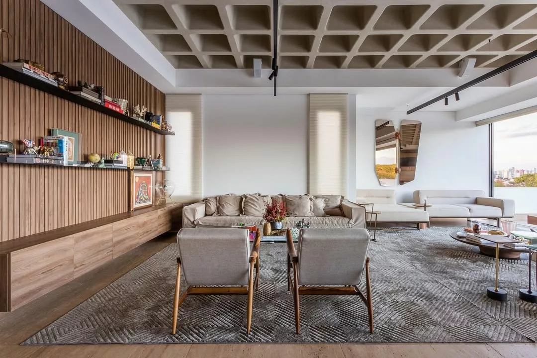 Laje Rústica com Textura de Cimento Queimado: Um Charme Industrial! - ideia