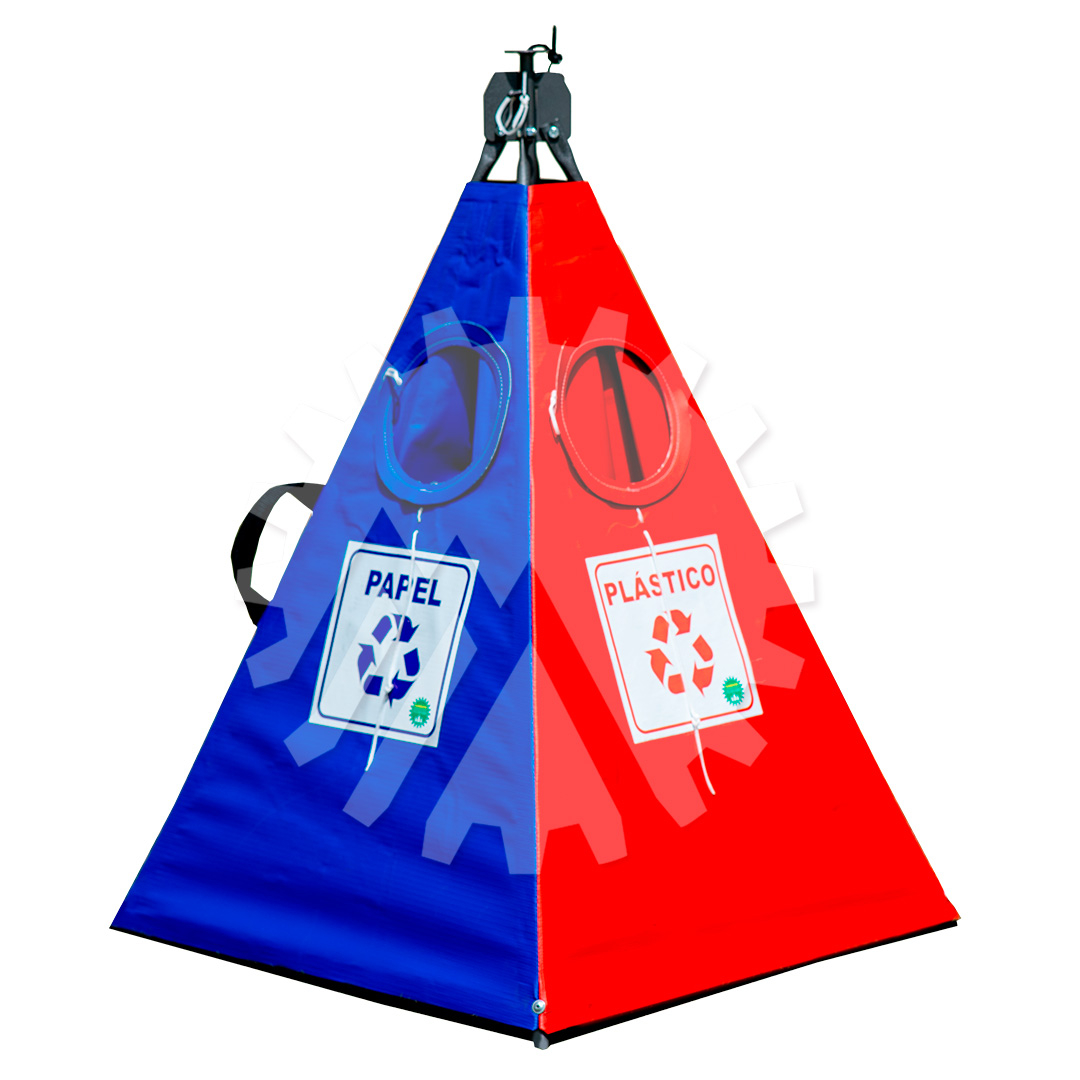 Lixeiras Seletivas com Decoupage Floral: Charme e Sustentabilidade - detalhe