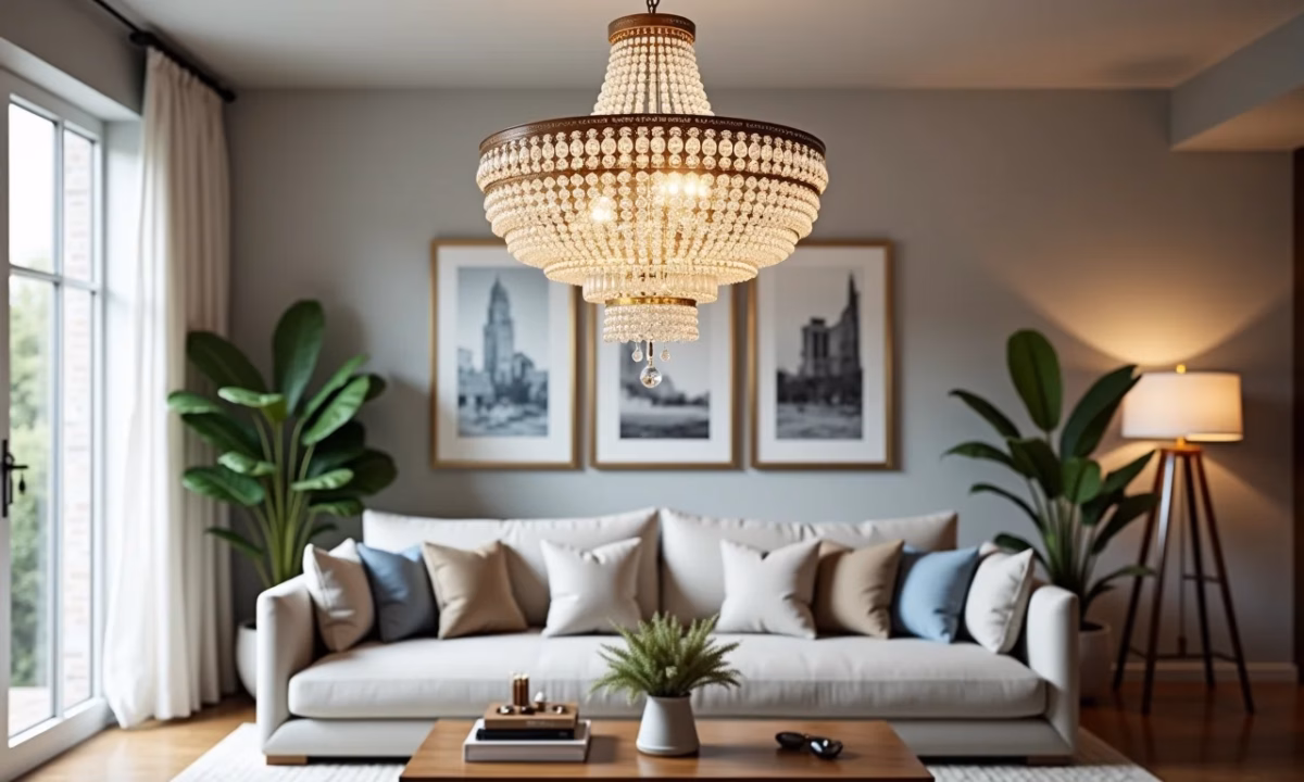 Lustre de Cristal Repaginado com Toque Moderno - inspiração