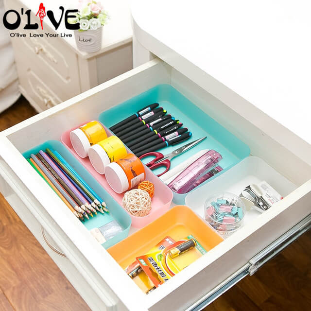 Organizadores de Gaveta com Tecido Colorido: Charme e Personalidade! - inspiração