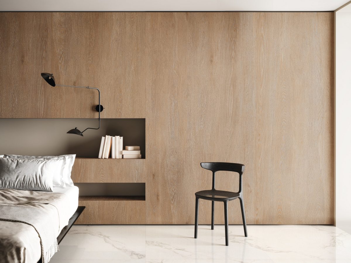 Com Porcelanato Amadeirado: Elegância Rústica Aconchegante - inspiração