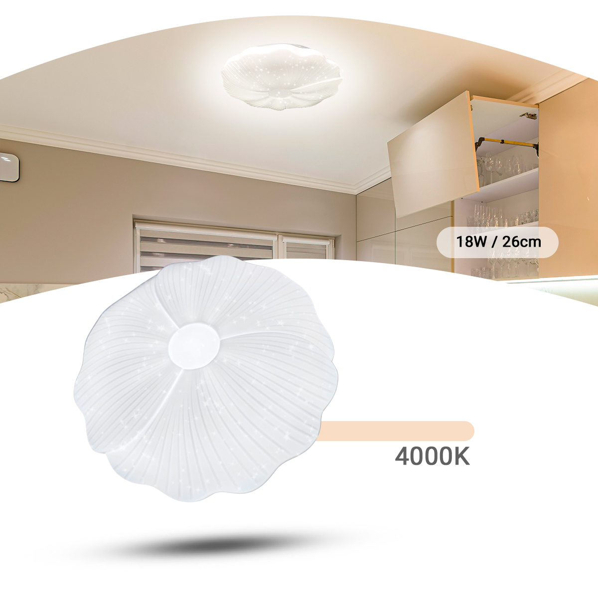 Plafon Repaginado com Decoupage Floral: Romantismo e Delicadeza no Seu Teto - inspiração