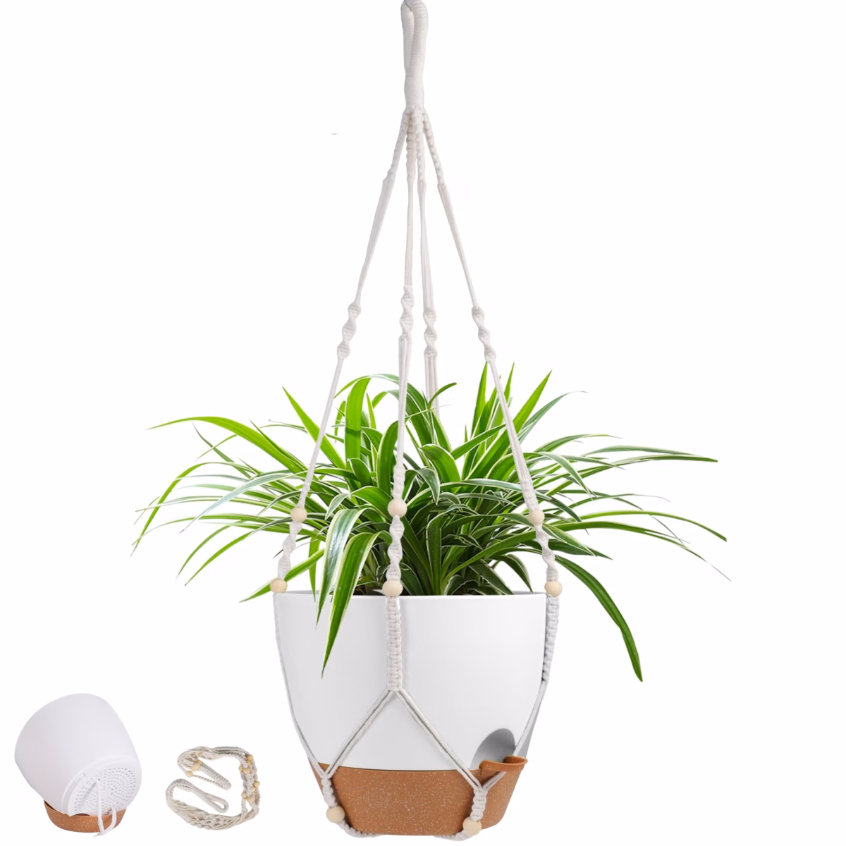 Vasos Suspensos Macramê: Um Toque Boho Chic - inspiração