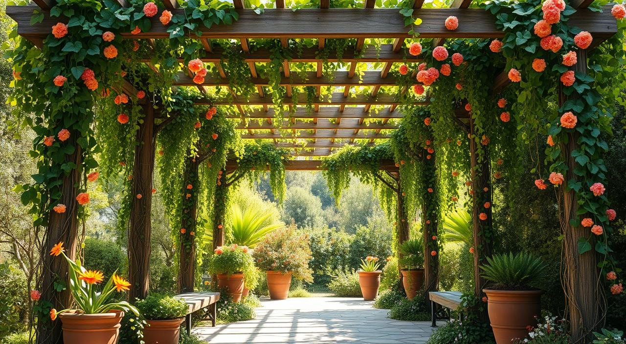 Estilo Rústico-Chique: Madeira Envelhecida e Plantas Silvestres - ideia