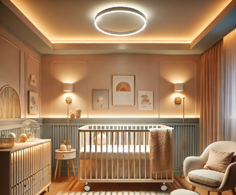 Luzes que Acalmam: Varal de Bolinhas Iluminadas para Noites Tranquilas - ideia