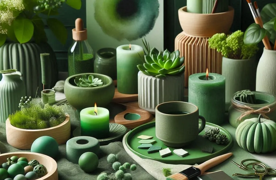 Verde Musgo em Cerâmica: Natureza Que Acalma e Embeleza - inspiração