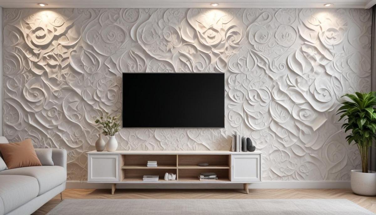 Como instalar gesso 3D na parede Como instalar gesso 3D na parede