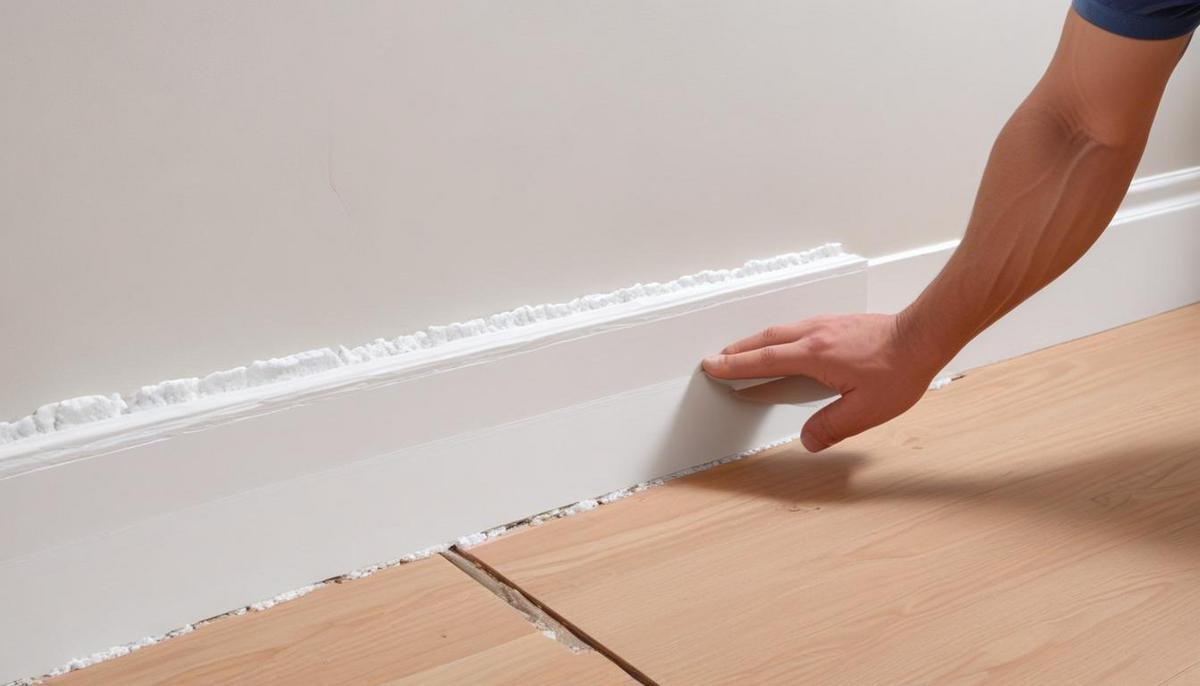 Como instalar rodapé poliestireno passo a passo