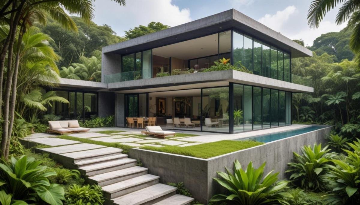 O que é uma casa biofílica moderna?