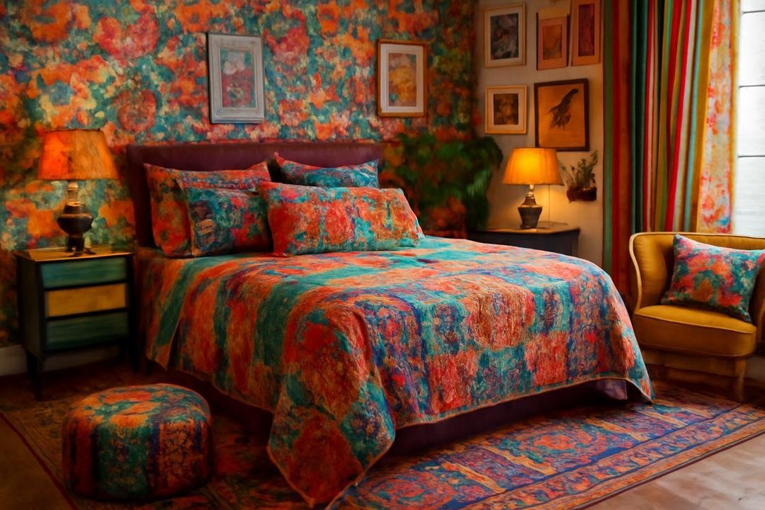 O que define um quarto maximalista divertido