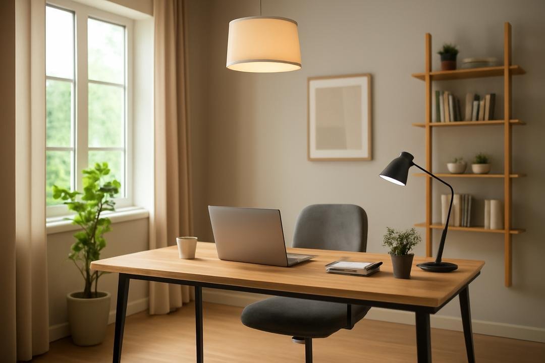 Por que a iluminação é crucial para seu home office Por que a iluminação é crucial para seu home office