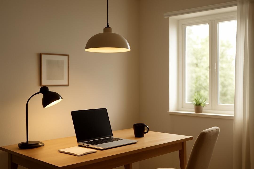 Erros comuns na iluminação do home office e como evitá-los Erros comuns na iluminação do home office e como evitá-los